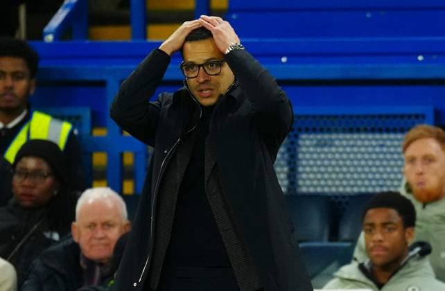 Chelsea manager Liam Rosenior reacts Chelsea v West Ham United, Premier League, Football, Stamford Bridge, London, UK - 31 Jan 2026London Stamford Bridge United Kingdom EDITORIAL USE ONLY No use with unauthorised audio, video, data, fixture lists, club league logos or live services. Online in-match use limited to 120 images, no video emulation. No use in betting, games or single club league player publications.  Copyright: xJavierxGarcia Shutterstockx 16496749aa