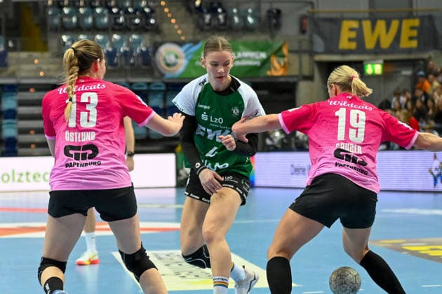 VfL Oldenburg vs. SV Union Halle-Neustadt, ALSCO Handball Bundesliga Frauen, 15. Spieltag, Saison 2025 2026, 31.01.2026, VfL Oldenburg vs. SV Union Halle-Neustadt, ALSCO Handball Bundesliga Frauen, 15. Spieltag, Saison 2025 2026, 31.01.2026 Oldenburg Copyright: xEibner-Pressefoto RobertxGertzenx EP_RGN