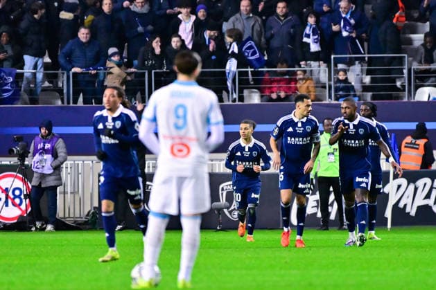 FOOTBALL : Paris FC vs Marseille - Ligue 1 - 31 01 2026 Ilan KEBBAL ( 10 - PFC ) celebrates after scoring during the Ligue 1 match between Paris FC and Olympique de Marseille at Stade Jean Bouin on January 31, 2026 in Paris, France. ( Photo by Federico Pestellini PsnewZ ) - ParisFrance  Copyright: xFedericoxPestellinix