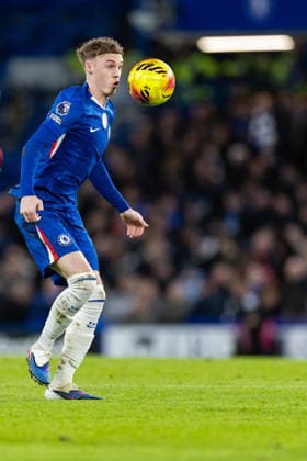 Chelsea v West Ham United, Premier League Chelsea midfielder Cole Palmer (10) during the Premier League match between Chelsea and West Ham United at Stamford Bridge, London, UK on 31 January 2026. London Stamford Bridge Greater London UK Editorial use only DataCo restrictions apply See www.football-dataco.com , Copyright: xToyinxOshodix PSI-23659-0023
