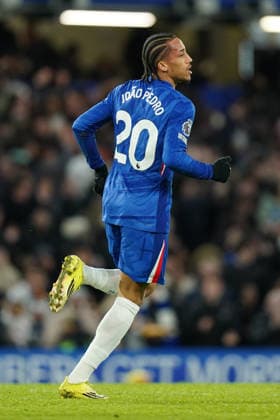 Chelsea v West Ham United, Premier League Joao Pedro of Chelsea celebrating his goal to make it 1-2 during the Chelsea v West Ham United Premier League match at Stamford Bridge, London, England on 31 January 2026 Credit: Dylan Hepworth Every Second Media Editorial use only. All images are copyright Every Second Media Limited. No images may be reproduced without prior permission. All rights reserved. Premier League and Football League images are subject to licensing agreements with Football DataCo Limited. see https: www.football-dataco.com Copyright: xIMAGO EveryxSecondxMediax ESM-1782-0059 DylanxHepworthx xEveryxSecondxMediax