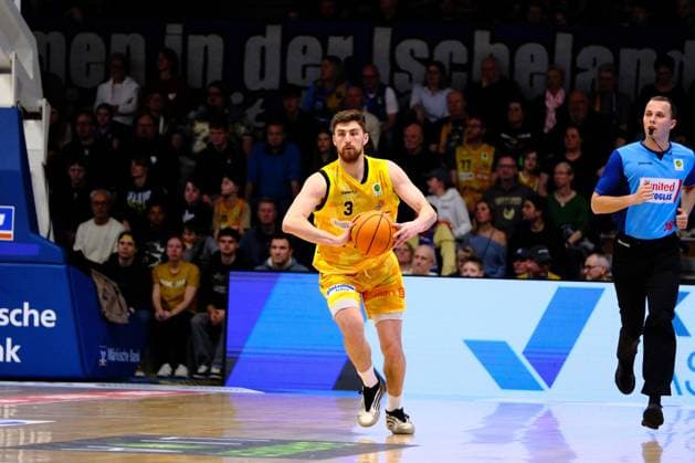 ProA - Phoenix Hagen vs. Tigers Tübingen, Hagen, 31.01.2026, Ischelandhalle Hagen Ryan Schwieger ( 3, Phoenix Hagen, SG) beim seinem ersten Spiel für Phoenix Hagen; Barmer2BasketballBundesliga ProA - Phoenix Hagen vs. Tigers Tübingen, Hagen, 31.01.2026, Ischelandhalle Hagen Copyright: xBEAUTIFULxSPORTS Piepenstockx
