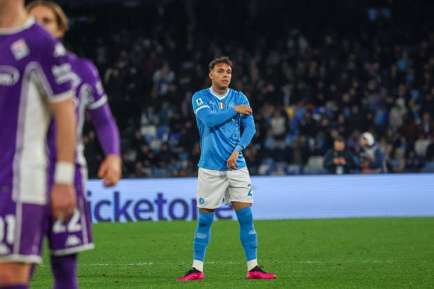 Serie A football match - Napoli vs. Fiorentina 2025 26 Giovane of SSC Napoli During the football match on January 31, 2026, valid for the Italian Serie A - 2025 26 championship in Naples at the Diego Armando Maradona Stadium between SSC Napoli and AC Fiorentina. Pictured: NAPOLI stadio Diego Armando Maradona CAMPANIA ITALIA Copyright: xFABIOxSASSOxFabioxSassox Napoli Fiorentina2026_01_31Fabio Sasso6779