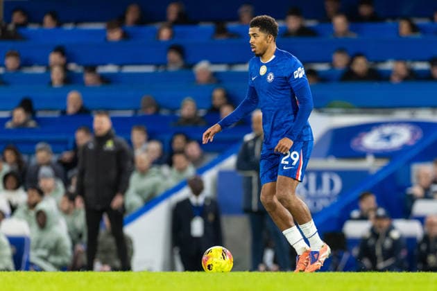 Chelsea v West Ham United, Premier League Chelsea defender Wesley Fofana (29) during the Premier League match between Chelsea and West Ham United at Stamford Bridge, London, UK on 31 January 2026. London Stamford Bridge Greater London UK Editorial use only DataCo restrictions apply See www.football-dataco.com , Copyright: xToyinxOshodix PSI-23659-0046