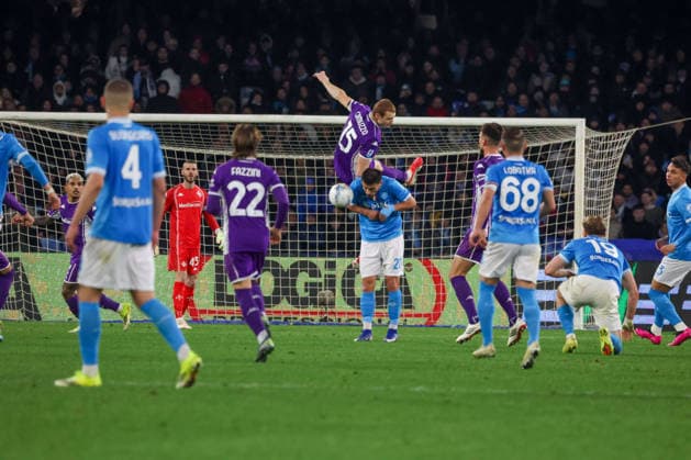 January 31, 2026, Napoli, Campania, ITALIA: Pietro Comuzzo of AC Fiorentina During the football match on January 31, 2026, valid for the Italian Serie A - 2025 26 championship in Naples at the Diego Armando Maradona Stadium between SSC Napoli and AC Fiorentina..Pictured: Napoli ITALIA - ZUMAs236 20260131_aap_s236_119 Copyright: xFabioxSassox