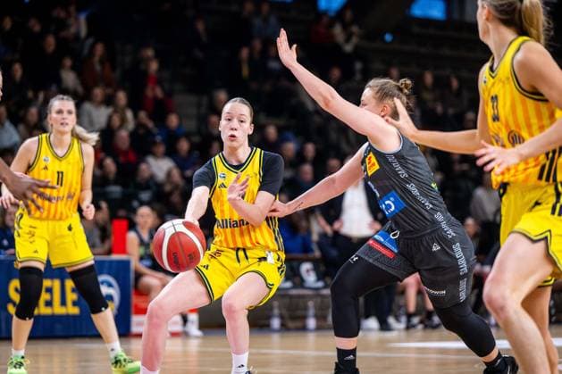 Basketball Berlin 31.01.2026 Saison 2025 2026 DBBL 1. Bundesliga Alba Berlin - Saarlouis Royals Rosalie Esser (Alba, No.22)