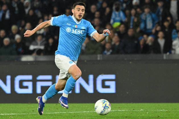 Elmas Eljif of SSC Napoli in action during Serie A Enelive match between SSC Napoli vs ACF Fiorentina:Danilo Gemito Live Photo  Copyright: xDaniloxGemito IPAxSportx xipa-agency.netx xx IPA_70805331 IPA_Agency_IPA70805331
