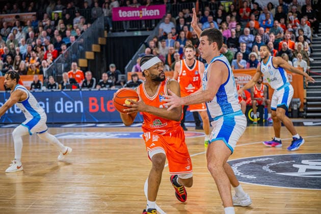 1. Basketball Bundesliga, easyCredit BBL, Saison 2025 2026, Herren, Hauptrunde, 18. Spieltag, 31.01.2026, RASTA Vechta - Frankfurt Skyliners Lloyd Pandi ( 41 - RASTA Vechta) in Aktion Vechta RASTA Dome Niedersachsen Deutschland