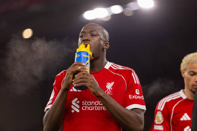 Football - FA Premier League - Liverpool FC v Newcastle United FC LIVERPOOL, ENGLAND - Saturday, January 31, 2026: Liverpool s Ibrahima KonatÃ before the FA Premier League match between Liverpool FC and Newcastle United FC at Anfield. (Photo by David Rawcliffe Propaganda) LIVERPOOL Anfield MERSEYSIDE ENGLAND  Copyright: xDavidxRawcliffex P2026-01-31-Liverpool_Newcastle-21