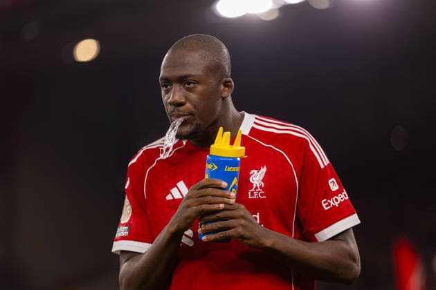 Football - FA Premier League - Liverpool FC v Newcastle United FC LIVERPOOL, ENGLAND - Saturday, January 31, 2026: Liverpool s Ibrahima KonatÃ before the FA Premier League match between Liverpool FC and Newcastle United FC at Anfield. (Photo by David Rawcliffe Propaganda) LIVERPOOL Anfield MERSEYSIDE ENGLAND  Copyright: xDavidxRawcliffex P2026-01-31-Liverpool_Newcastle-23