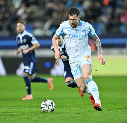 Paris FC vs Marseille : French Ligue 1 PARIS, FRANCE - JANUARY 31: Pierre-Emile Højbjerg of Marseille in action during the French Ligue 1 (L1) soccer match between Paris FC and Olympique de Marseille at Stade Jean Bouin in Paris, France on January 31, 2026. Mustafa Yalcin Anadolu Paris France. Editorial use only. Please get in touch for any other usage.  Copyright: x2026xAnadoluxMustafaxYalcinx
