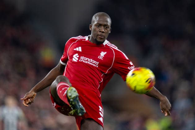 Football - FA Premier League - Liverpool FC v Newcastle United FC LIVERPOOL, ENGLAND - Saturday, January 31, 2026: Liverpool s Ibrahima KonatÃ during the FA Premier League match between Liverpool FC and Newcastle United FC at Anfield. (Photo by David Rawcliffe Propaganda) LIVERPOOL Anfield MERSEYSIDE ENGLAND  Copyright: xDavidxRawcliffex P2026-01-31-Liverpool_Newcastle-35