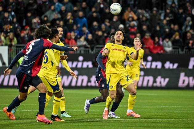 Abdou Harroui of Hellas Verona during Cagliari Calcio vs Hellas Verona FC, Italian soccer Serie A match in Cagliari, Italy, January 31 2026  Copyright: xLuigixCanu IPAxSportx xipa-agency.netx xx IPA_70809541 IPA_Agency_IPA70809541