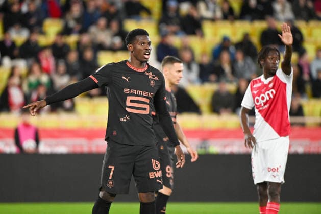 AS Monaco FC v Stade Rennais FC - Ligue 1 McDonald s 2025 2026 07 Breel EMBOLO (srfc) during the Ligue 1 McDonald s match between Monaco and Rennes at Stade Louis II on January 31, 2026 in Monaco, Monaco. Monaco Monaco  Copyright: xFEPx 776348265