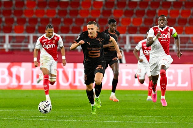 FOOTBALL : AS Monaco VS Stade Rennais FC - Ligue 1 McDonald s - 31 01 2026 Przemyslaw Frankowski (SRFC) - Ligue 1 McDonald s match between AS Monaco and Stade Rennais FC on January 31, 2026 at the Louis II Stadium in Monaco. MonacoMonaco  Copyright: xWilliamxCannarellax