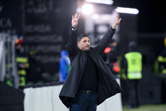 Cagliari s coach Fabio Pisacane during the Serie A soccer match between Cagliari Calcio and Hellas Verona at the Unipol Domus in Cagliari, Sardinia - Saturday, 31st January 2026. - Soccer  Copyright: xGianlucaxZuddas LaPressex