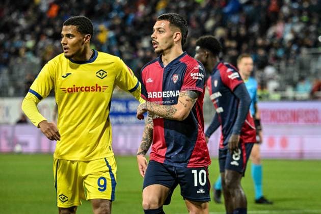 Gianluca Gaetano of Cagliari Calcio during Cagliari Calcio vs Hellas Verona FC, Italian soccer Serie A match in Cagliari, Italy, January 31 2026  Copyright: xLuigixCanu IPAxSportx xipa-agency.netx xx IPA_70809756 IPA_Agency_IPA70809756