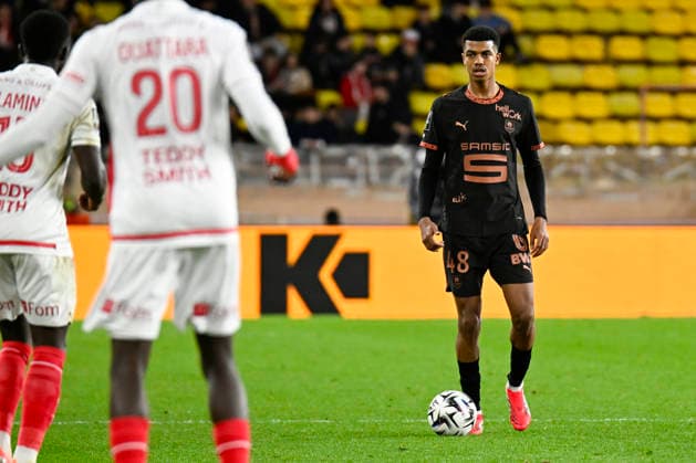 FOOTBALL : AS Monaco VS Stade Rennais FC - Ligue 1 McDonald s - 31 01 2026 Abdelhamid Ait Boudlal (SRFC) - Ligue 1 McDonald s match between AS Monaco and Stade Rennais FC on January 31, 2026 at the Louis II Stadium in Monaco. MonacoMonaco  Copyright: xWilliamxCannarellax