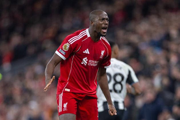 Football - FA Premier League - Liverpool FC v Newcastle United FC LIVERPOOL, ENGLAND - Saturday, January 31, 2026: Liverpool s Ibrahima KonatÃ during the FA Premier League match between Liverpool FC and Newcastle United FC at Anfield. (Photo by David Rawcliffe Propaganda) LIVERPOOL Anfield MERSEYSIDE ENGLAND  Copyright: xDavidxRawcliffex P2026-01-31-Liverpool_Newcastle-63