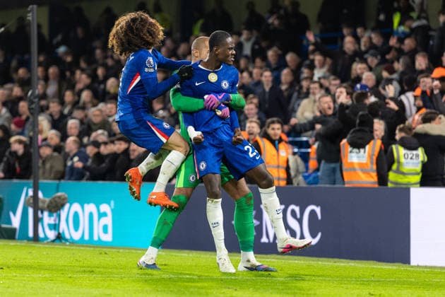 Chelsea v West Ham United, Premier League Chelsea celebrate their 3-2 win after the final whistle during the Premier League match between Chelsea and West Ham United at Stamford Bridge, London, UK on 31 January 2026. London Stamford Bridge Greater London UK Editorial use only DataCo restrictions apply See www.football-dataco.com , Copyright: xToyinxOshodix PSI-23659-0085