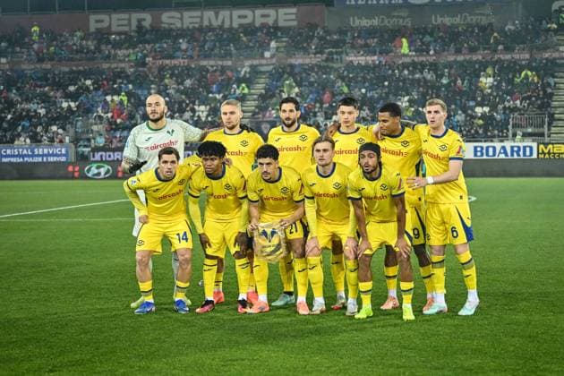 CALCIO - Serie A - Cagliari Calcio vs Hellas Verona FC Team Hellas Verona during Cagliari Calcio vs Hellas Verona FC, Italian soccer Serie A match in Cagliari, Italy, January 31 2026 Cagliari Italy  Copyright: xIPAxSport ABACAx
