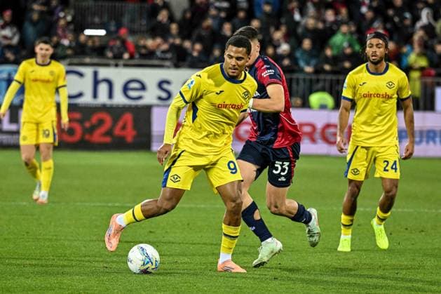 CALCIO - Serie A - Cagliari Calcio vs Hellas Verona FC Amin Sarr of Hellas Verona during Cagliari Calcio vs Hellas Verona FC, Italian soccer Serie A match in Cagliari, Italy, January 31 2026 Cagliari Italy  Copyright: xIPAxSport ABACAx