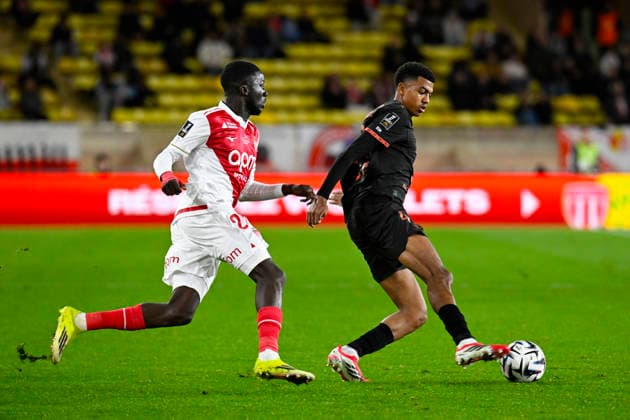 FOOTBALL : AS Monaco VS Stade Rennais FC - Ligue 1 McDonald s - 31 01 2026 Abdelhamid Ait Boudlal (SRFC) - Ligue 1 McDonald s match between AS Monaco and Stade Rennais FC on January 31, 2026 at the Louis II Stadium in Monaco. MonacoMonaco  Copyright: xWilliamxCannarellax