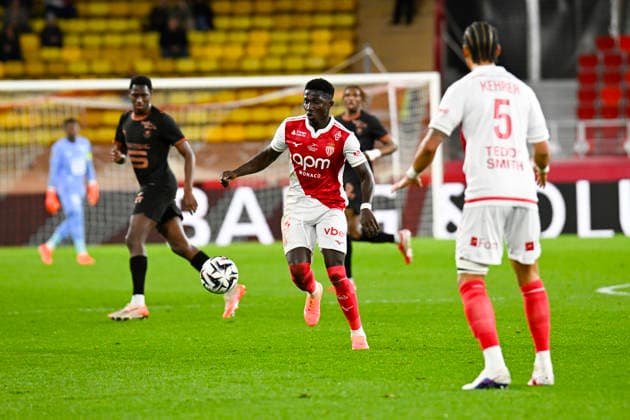 FOOTBALL : AS Monaco VS Stade Rennais FC - Ligue 1 McDonald s - 31 01 2026 Lamine Camara (ASM) - Ligue 1 McDonald s match between AS Monaco and Stade Rennais FC on January 31, 2026 at the Louis II Stadium in Monaco. MonacoMonaco  Copyright: xWilliamxCannarellax