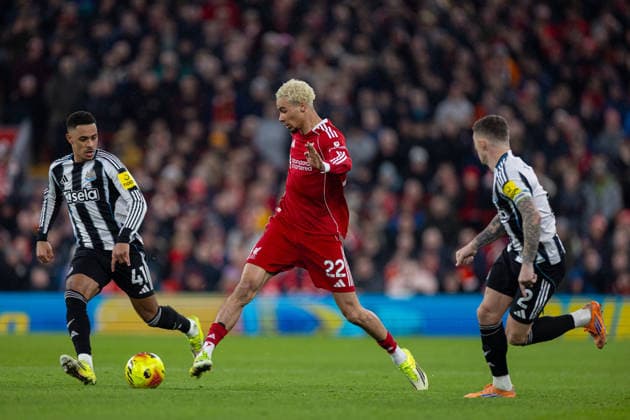 Football - FA Premier League - Liverpool FC v Newcastle United FC LIVERPOOL, ENGLAND - Saturday, January 31, 2026: Liverpool s Hugo Ekitike during the FA Premier League match between Liverpool FC and Newcastle United FC at Anfield. (Photo by David Rawcliffe Propaganda) LIVERPOOL Anfield MERSEYSIDE ENGLAND  Copyright: xDavidxRawcliffex P2026-01-31-Liverpool_Newcastle-66