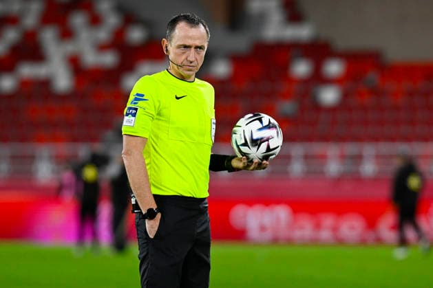 FOOTBALL : AS Monaco VS Stade Rennais FC - Ligue 1 McDonald s - 31 01 2026 Referee Ruddy Buquet during the Ligue 1 McDonald™s match between AS Monaco and Stade Rennais FC on January 31, 2026 at the Louis II Stadium in Monaco. MonacoMonaco  Copyright: xWilliamxCannarellax