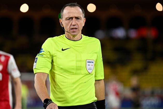 FOOTBALL : AS Monaco VS Stade Rennais FC - Ligue 1 McDonald s - 31 01 2026 Referee Ruddy Buquet during the Ligue 1 McDonald™s match between AS Monaco and Stade Rennais FC on January 31, 2026 at the Louis II Stadium in Monaco. MonacoMonaco  Copyright: xWilliamxCannarellax