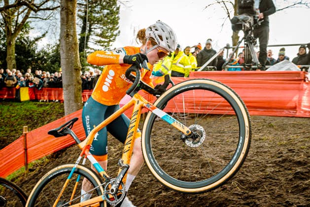 Cyclocross - UCI cyclo-cross World Championships Hulst - Day 2 Puck Pieterse (NED Fenix - Premier Tech) in action during the UCI cyclo-cross World Championships 2026 UCI cyclo-cross World Championships Women Elite - Hulst The Netherlands Photo: Stijn Bastens CC Hulst The Netherlands  Copyright: xContentxCurationx StijnxBastensx xCCx