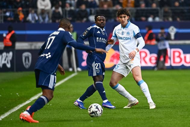 On the 20th day of the McDonald s Ligue 1 season, Paris FC hosted Olympique de Marseille at the Stade Jean Bouin in Paris on 31 January 2026. - 31 01 2026 - France Ile-de-France (region) Paris -  JulienxMattiax xLexPictorium LePictorium_0326881