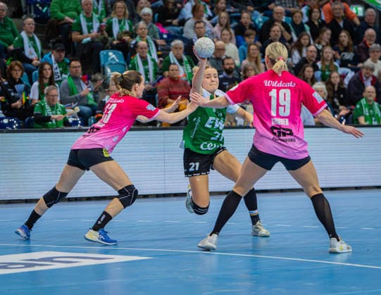 Handball I Frauen I Saison 2025-2026 I 1. HBF I 15. Spieltag I VFL Oldenburg - SV Union Halle-Neustadt I 31.01.2026 Joanna Granicka (21, VfL Oldenburg) Oldenburg Kleine EWE-Arena Niedersachsen Deutschland Copyright: xLobeca JonasxBoningx