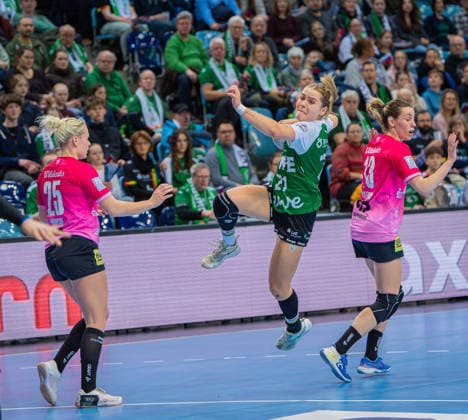Handball I Frauen I Saison 2025-2026 I 1. HBF I 15. Spieltag I VFL Oldenburg - SV Union Halle-Neustadt I 31.01.2026 Joanna Granicka (21, VfL Oldenburg) Oldenburg Kleine EWE-Arena Niedersachsen Deutschland Copyright: xLobeca JonasxBoningx