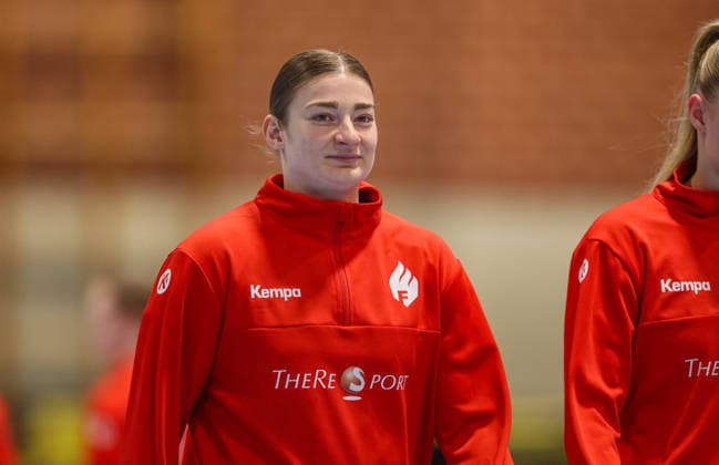GER, Dortmund, Borussia Dortmund vs HSG Bensheim Auerbach Flames, Alsco Handball Bundesliga Frauen, Handball, DHB, Spielzeit 2025 2026, Sporthalle Wellinghofen, 15. Spieltag im Bild: Isabell Hurst (HSG Bensheim Auerbach Flames Frauen 5) DFB DFL REGULATIONS PROHIBIT ANY USE OF PHOTOGRAPHS AS IMAGE SEQUENCES AND OR QUASI-VIDEO, 31.01.2026 Copyright: HMBxMedia HendrikxHamelau