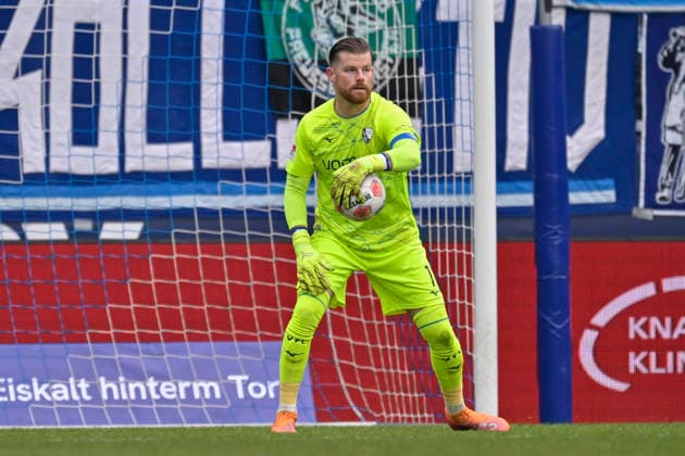 Timo Horn (Bochum 1) Aktion . Einzelbild . Freisteller . 31.01.2026 Fussball VfL Bochum vs FC Schalke 04, Vonovia Ruhrstadion, Bochum, DFB DFL REGULATIONS PROHIBIT ANY USE OF PHOTOGRAPHS AS IMAGE SEQUENCES AND OR QUASI-VIDEO