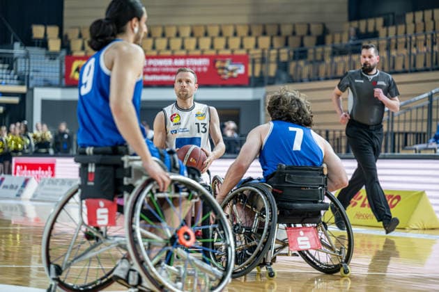 RBBL; RSV Lahn-Dill - RB Zwickau, 31.01.26 Thomas Böhme (RSV Lahn-Dill, 13), Hayden Siebuhr (RB Zwickau, 7), Maximilian Chagger (RB Zwickau, 9) RBBL; RSV Lahn-Dill - RB Zwickau: Wetzlar, 31.01.26 Copyright: xBEAUTIFULxSPORTS Roeczeyx
