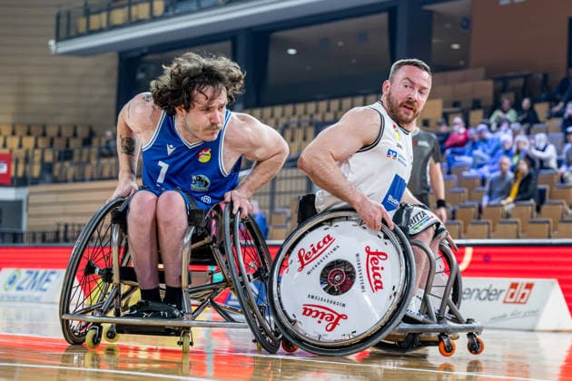 RBBL; RSV Lahn-Dill - RB Zwickau, 31.01.26 Jannik Blair (RSV Lahn-Dill, 6), Hayden Siebuhr (RB Zwickau, 7) RBBL; RSV Lahn-Dill - RB Zwickau: Wetzlar, 31.01.26 Copyright: xBEAUTIFULxSPORTS Roeczeyx