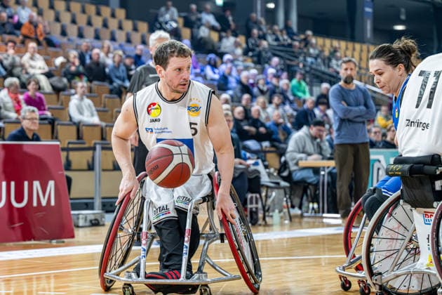 RBBL; RSV Lahn-Dill - RB Zwickau, 31.01.26 Michael Paye (RSV Lahn-Dill, 5), Helen Freeman (RB Zwickau, 77) RBBL; RSV Lahn-Dill - RB Zwickau: Wetzlar, 31.01.26 Copyright: xBEAUTIFULxSPORTS Roeczeyx
