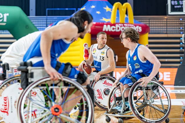 RBBL; RSV Lahn-Dill - RB Zwickau, 31.01.26 Thomas Böhme (RSV Lahn-Dill, 13), Lachlin Dalton (RB Zwickau, 5) RBBL; RSV Lahn-Dill - RB Zwickau: Wetzlar, 31.01.26 Copyright: xBEAUTIFULxSPORTS Roeczeyx