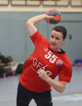 Kornwestheim , Handball Oberliga Frauen SV Salamander Kornwestheim vs. SG BBM Bietigheim , Lena Vogt ( BBM )