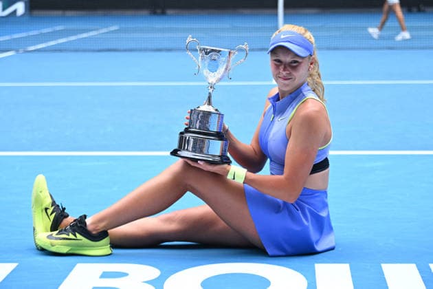 Australian Open 2026 - Ksenia Efremova Wins The Girl Juniors Final Ksenia Efremova (FRA) wins the girl juniors final at the 2026 Australian Open at Melbourne Park in Melbourne, AUSTRALIA, on February, 1 , 2026. Photo by Corinne Dubreuil ABACAPRESS.COM Melbourne Australia  Copyright: xDubreuilxCorinne ABACAx