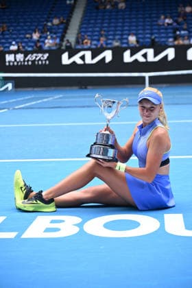 Australian Open 2026 - Ksenia Efremova Wins The Girl Juniors Final Ksenia Efremova (FRA) wins the girl juniors final at the 2026 Australian Open at Melbourne Park in Melbourne, AUSTRALIA, on February, 1 , 2026. Photo by Corinne Dubreuil ABACAPRESS.COM Melbourne Australia  Copyright: xDubreuilxCorinne ABACAx