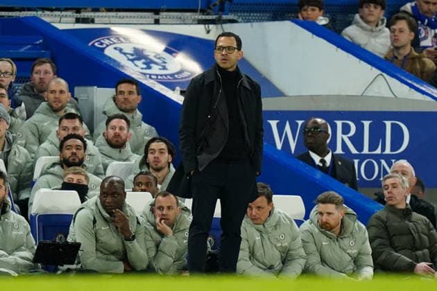 Chelsea v West Ham United, Premier League Liam Rosenior, Manager of Chelsea during the Chelsea v West Ham United Premier League match at Stamford Bridge, London, England on 31 January 2026 Credit: Dylan Hepworth Every Second Media Editorial use only. All images are copyright Every Second Media Limited. No images may be reproduced without prior permission. All rights reserved. Premier League and Football League images are subject to licensing agreements with Football DataCo Limited. see https: www.football-dataco.com Copyright: xIMAGO EveryxSecondxMediax ESM-1782-0148 DylanxHepworthx xEveryxSecondxMediax