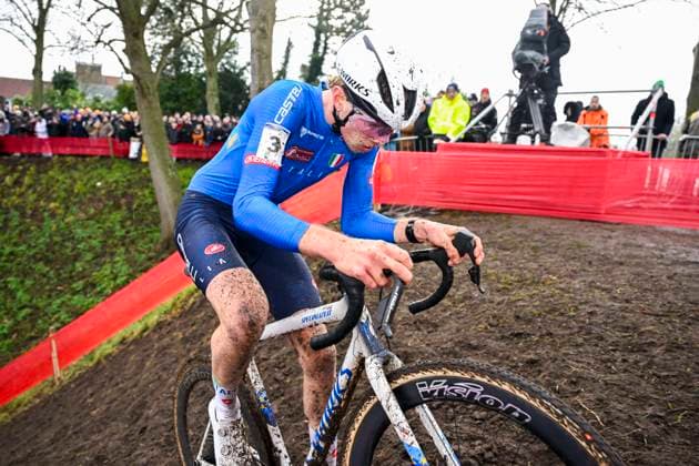 UCI World Championships 2026 Hulst HULST, BELGIUM - FEBRUARY 01 : Grigolini Filippo (Ita) in action during the 2026 UCI Cyclo-Cross World Championships for Men Junior on February 01, 2026 in Hulst, Belgium, 01 02 2026 Hulst Belgium  Copyright: xNicoxVereeckenx