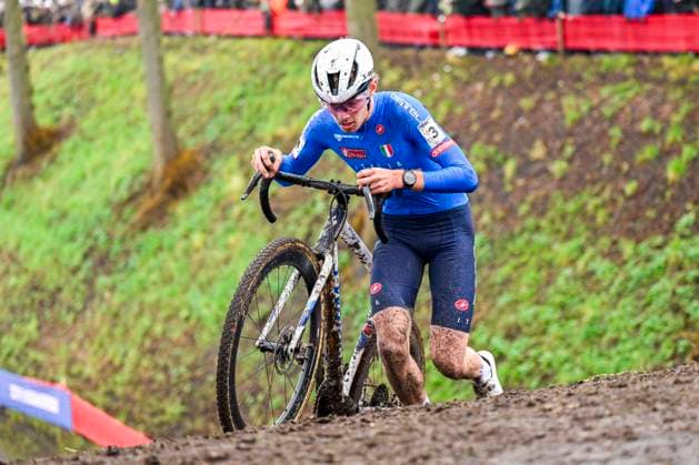 UCI World Championships 2026 Hulst HULST, BELGIUM - FEBRUARY 01 :Grigolini Filippo (Ita) in action during the 2026 UCI Cyclo-Cross World Championships for Men Junior on February 01, 2026 in Hulst, Belgium, 01 02 2026 Hulst Belgium  Copyright: xNicoxVereeckenx