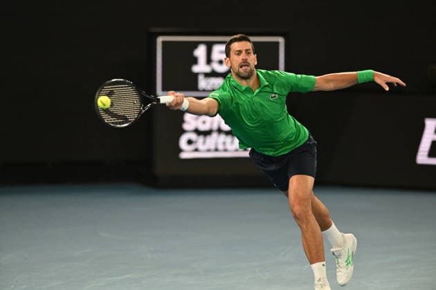 2026 Australian Open - Day 15 MELBOURNE, AUSTRALIA - FEBRUARY 01: Carlos Alcaraz of Spain compete against Novak Djokovic of Serbia in the Men s Singles Final during day 15 of the Australian Open at Melbourne Park on February 01, 2026 in Melbourne, Australia. Mark Avellino Anadolu Melbourne Australia. Editorial use only. Please get in touch for any other usage.  Copyright: x2026xAnadoluxMarkxAvellinox