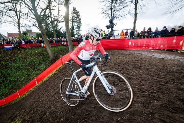 HULST , 01 02-2026 , UCI Cyclo-cross World Championships day 3 , Sunday Junior men , WK veldrijden , picture shows Farland Lamont (CAN) UCI Cyclo-cross World Championships (Sunday)  x201236916x Copyright: