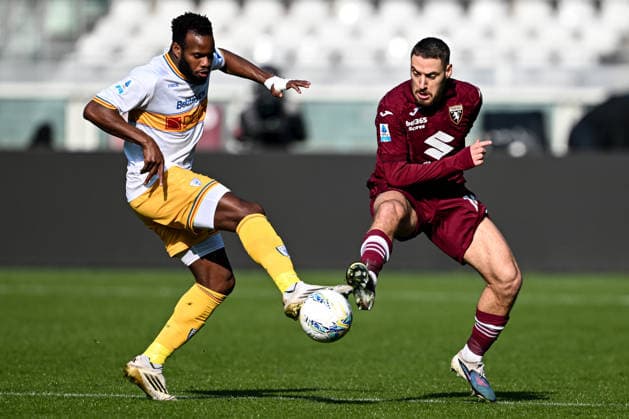Cm Torino 01 02 2026 - campionato di calcio Serie A Torino-Lecce foto Cristiano Mazzi Image nella foto: Nikola Vlasic-Lassana Coulibaly 